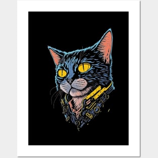 cat Posters and Art